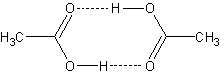dimer kwasu octowego-wzór półstrukturalny